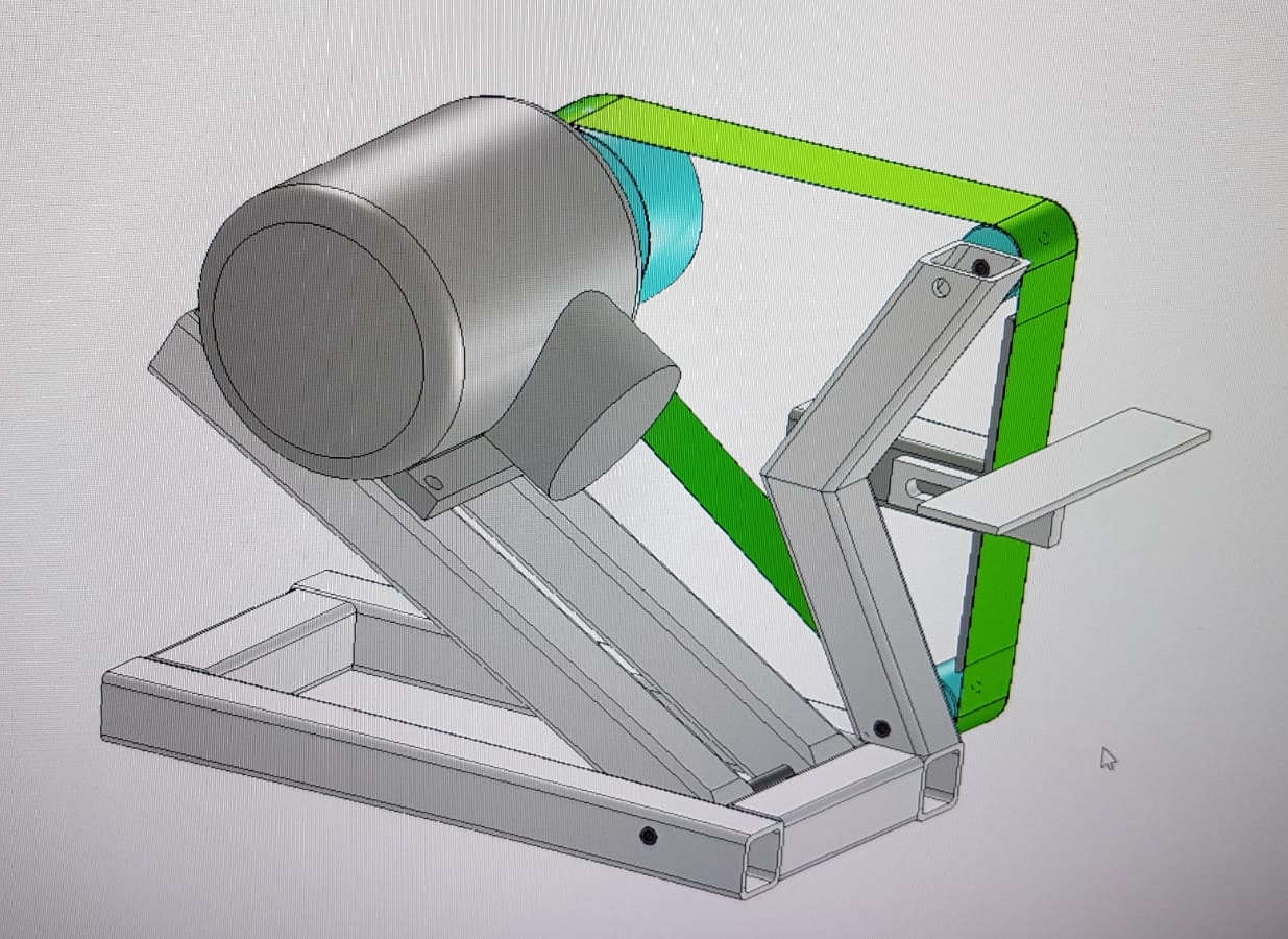 Bandschleifer 3D-Modell